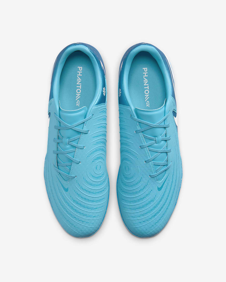 Nike Phantom GX 2 Academy IC Low Top Soccer Shoes. Nike